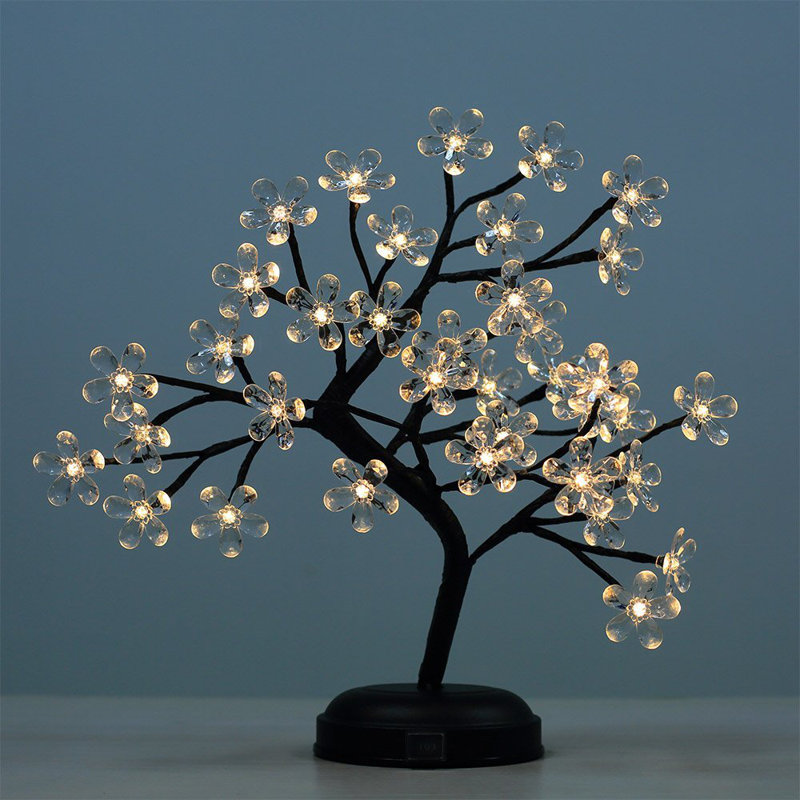 Lightshare LED 36 Light Crystal Flower LED Bonsai Tree & Reviews Wayfair